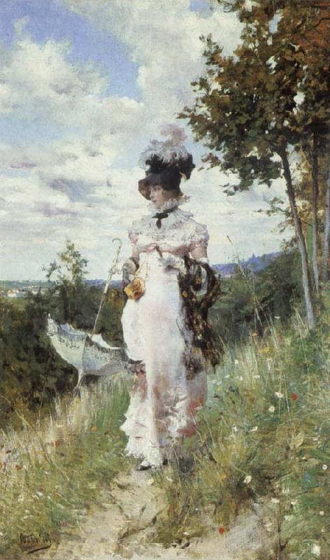 Afternoon Stroll, Giovanni Boldini